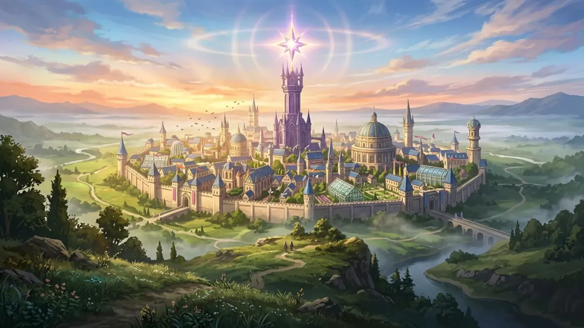 เมือง Starhold ยามเช้า